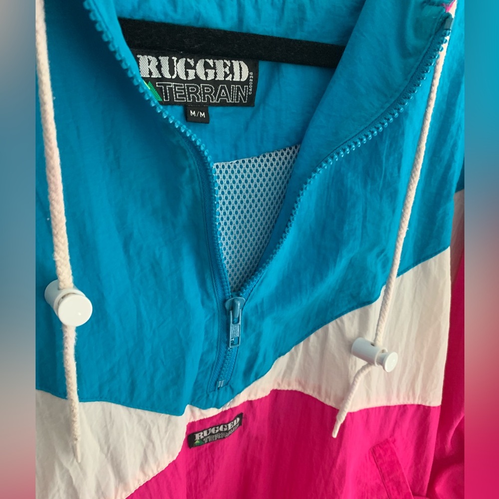 ππ VINTAGE Rugged Terrain Windbreaker π§₯ π BIN 1 - Picture 2 of 15